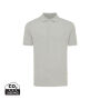 IQONIQ Yosemite gerecycled katoen pique polo, heather grey (L)