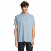 PULSE - PULSE UNISEX POLO - L - Sky Blue Pique
