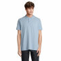 PULSE - PULSE UNISEX POLO - L - Sky Blue Pique