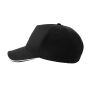 RECY FIVE PIPING, BLACK/WHITE, One size, ATLANTIS HEADWEAR