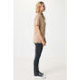 Iqoniq Yosemite gerecycled katoen pique polo, heather brown (XXS)