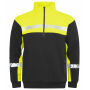7102 1/2 ZIP SWEATSHIRT PGL Black/Yellow 5XL