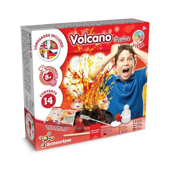 VOLCANIC ERUPTION GAME. Leerzaam spel voor kinderen