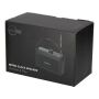 BRAINZ Retro Clock Speaker Zwart