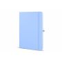 PU-Notitieboekje Sora A5 - Pastel blauw