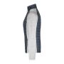 Ladies' Knitted Hybrid Jacket light-melange/anthracite-melange XXL