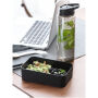 H2O Active® Vibe 850 ml sportfles met tuitdeksel - Transparant/Storm grey