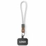 Sleutelhanger & telefoonhouder met koord met leren uiteinde Sleutelhanger & telefoonhouder met koord met leren uiteinde