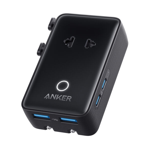 Anker Nano-reisadapter (5-in-1, 20 W), zwart Anker Nano-reisadapter (5-in-1, 20 W), zwart