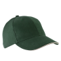 Orlando - 6 panel cap Forest Green / Beige One Size Orlando - 6 panel cap Forest Green / Beige One Size