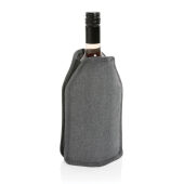 Vino AWARE™ RPET wijnkoeler sleeve, grijs