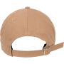 6-Panel Curved Metal Snap Cap black one size