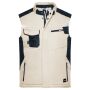 Craftsmen Softshell Vest - STRONG - stone/black 6XL
