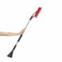 Telescoop sneeuwborstel ARCTIC rood, zwart