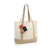 SHOP LOCAL AWARE™ recycled cotton 350gsm Tote bag, gebroken wit