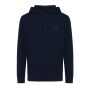 IQONIQ Rila lichtgewicht gerecycled katoen hoodie, donkerblauw (S)