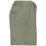 Ecologische chinobermuda dames Almond Green 46 FR