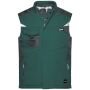 Craftsmen Softshell Vest - STRONG - dark green/black XXL