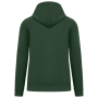 Ecologische uniseks sweater met capuchon Forest Green XXS