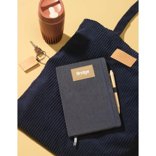 Alfie Notebook A5 notitieboek - blauw/grijs Alfie Notebook A5 notitieboek - blauw/grijs