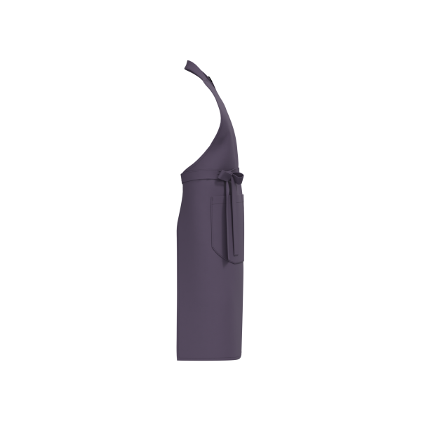 Schort met zak van biologisch katoen Deep Plum One Size Schort met zak van biologisch katoen Deep Plum One Size