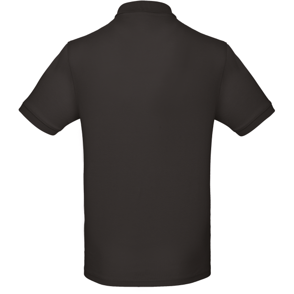 Men's organic polo shirt Black L Men's organic polo shirt Black L