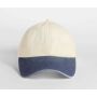 CONTRAST PEAK LOW PROFILE VINTAGE CAP, NATURAL/VINTAGE DENIM, One size, BEECHFIELD
