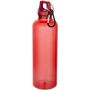 Oregon 750 ml waterfles van RCS-gecertificeerd gerecycled plastic met karabijnhaak - Rood Oregon 750 ml waterfles van RCS-gecertificeerd gerecycled plastic met karabijnhaak - Rood