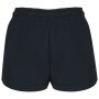 Duurzame damesshort van french terry navy XXL