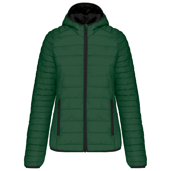 Ladies' lightweight hooded padded jacket Ladies' lightweight hooded padded jacket