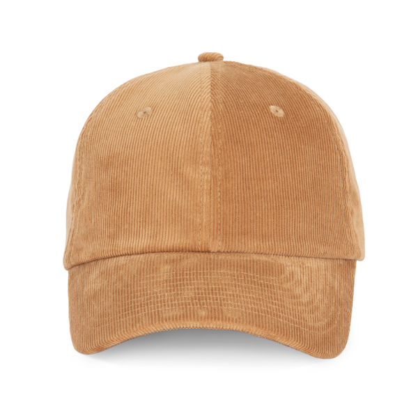Fluwelen pet met laag profiel Amber Brown One Size Fluwelen pet met laag profiel Amber Brown One Size
