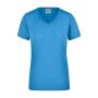 Ladies' Workwear T-Shirt aqua 4XL