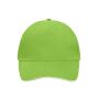 5 Panel Sandwich Cap lime-green/white