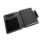 Artic Magnetic 10W draadloos oplaadbaar A5-notitieboek, zwart