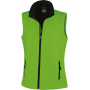 Core Ladies Printable Softshell Bodywarmer Vivid Green / Black XXL