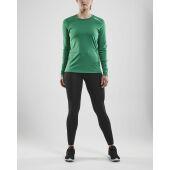 *Rush LS tee wmn team green s