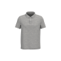 Ecologische herenpolo in piquétricot Moon Grey Heather S