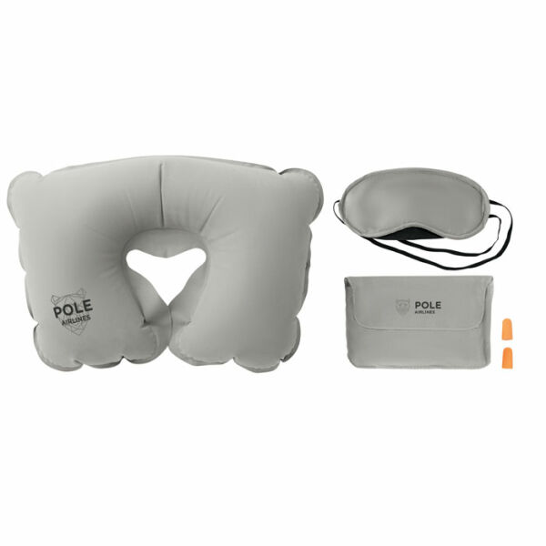 TRAVELPLUS - Reisset met kussen en masker