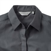 RUS Ladies ¾ sl. Fit. Polycot. Pop. Shirt, C. Grey, XXL