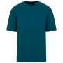 Ecologisch oversized heren-T-shirt Peacock Green XXS