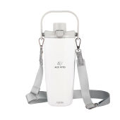 Avira Ayala RCS R-RVS duosip afsluitbare crossbody tumbler, wit
