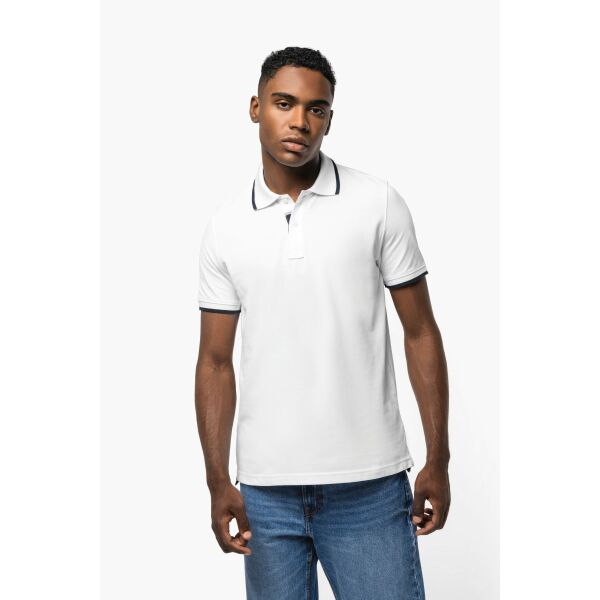 Polo manches courtes homme Light Turquoise / White / Navy XXL Polo manches courtes homme Light Turquoise / White / Navy XXL