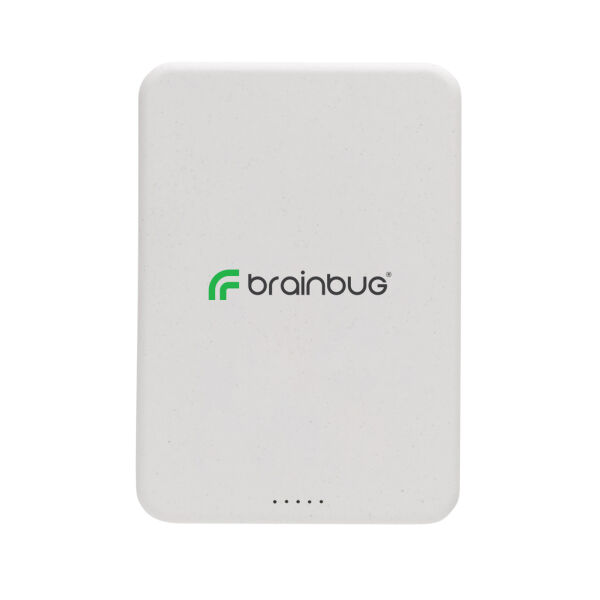Magnetix RCS rplastic 5000 mah magnetische powerbank, wit Magnetix RCS rplastic 5000 mah magnetische powerbank, wit