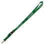 Lanyards - 1 kleur bedrukt met trigger clip & plastic buckle 20 mm groen
