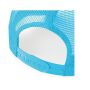 HALF MESH TRUCKER, BLACK/SURF BLUE, One size, BEECHFIELD