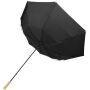 Romee 30'' windproof recycled PET golf umbrella - Solid black
