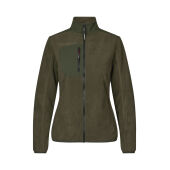 Bonded fleece jacket | women - Olive, S