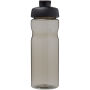 H2O Active® Eco Base drinkfles van 650 ml met klapdeksel - Zwart/Houtskool H2O Active® Eco Base drinkfles van 650 ml met klapdeksel - Zwart/Houtskool