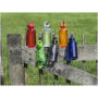 Oregon 400 ml waterfles van RCS-gecertificeerd gerecycled plastic met karabijnhaak - Blauw