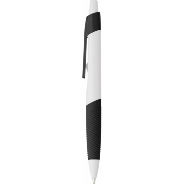 Kunststof balpen met rubberen grip Devon